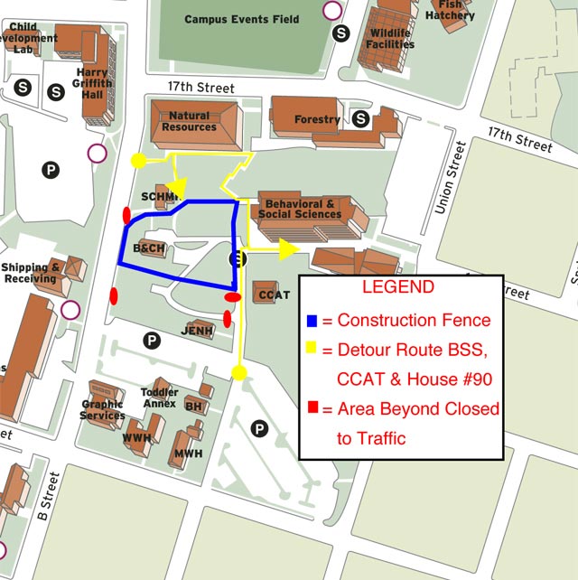 Cal Poly Humboldt Campus Map