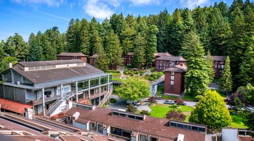 Roof top view of residence halls