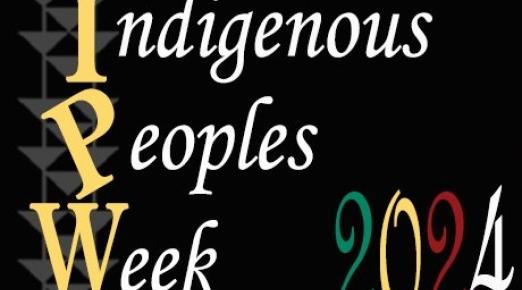 A graphic of Indigenous Peoples Week 2024. 