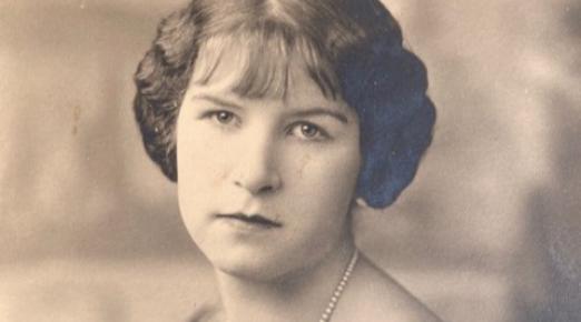 A photo of Marie Jacobs Liebau, who graduated from Humboldt State Teaching College in 1929.