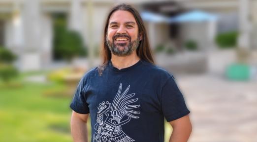 Headshot of Adolfo Soberanis, an Native American Studies instructor.