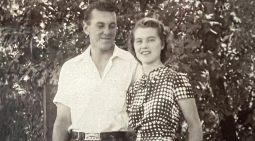 A photo of James and Virginia Harris.