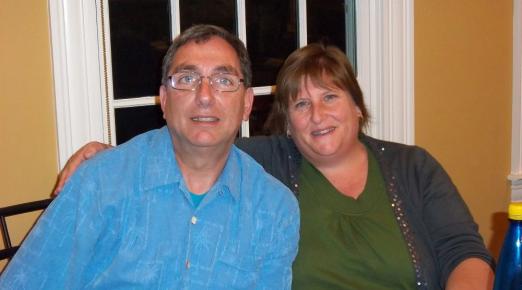 A photo of David and Gigi Finkelstein.