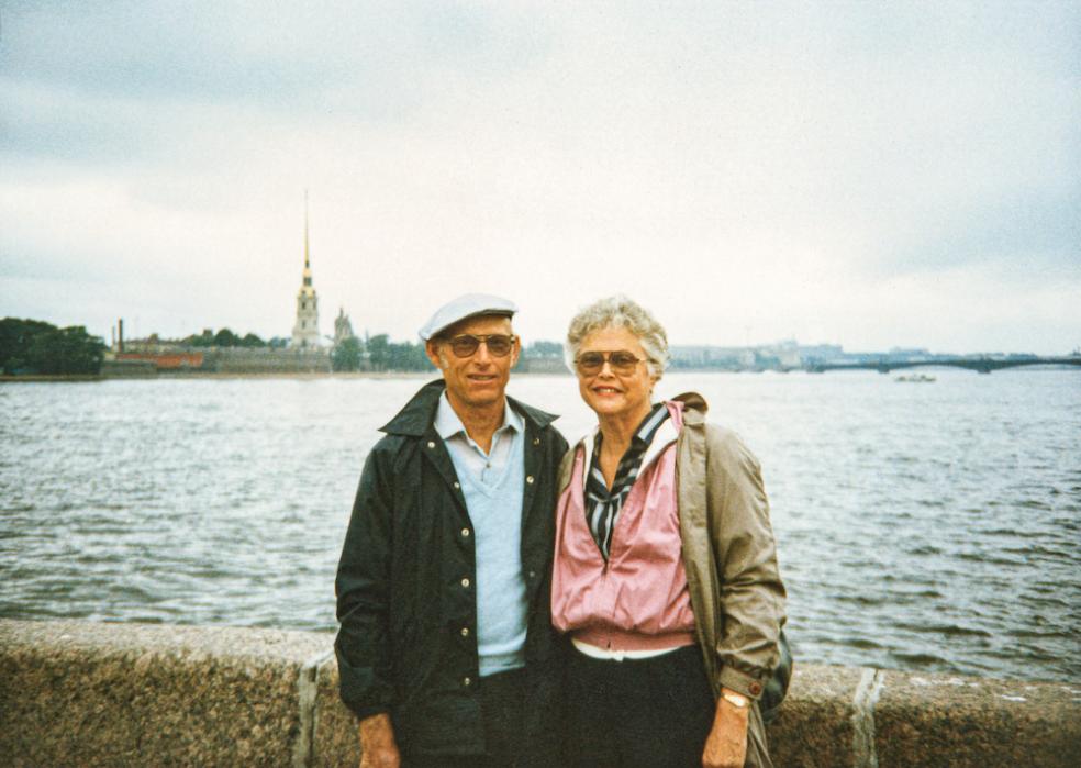 smiling photo of Gus and Corinne Nordstrom