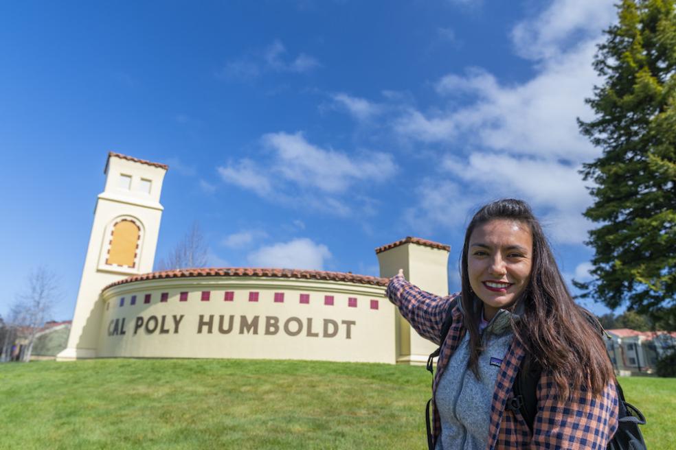 Cal Poly Humboldt front gates