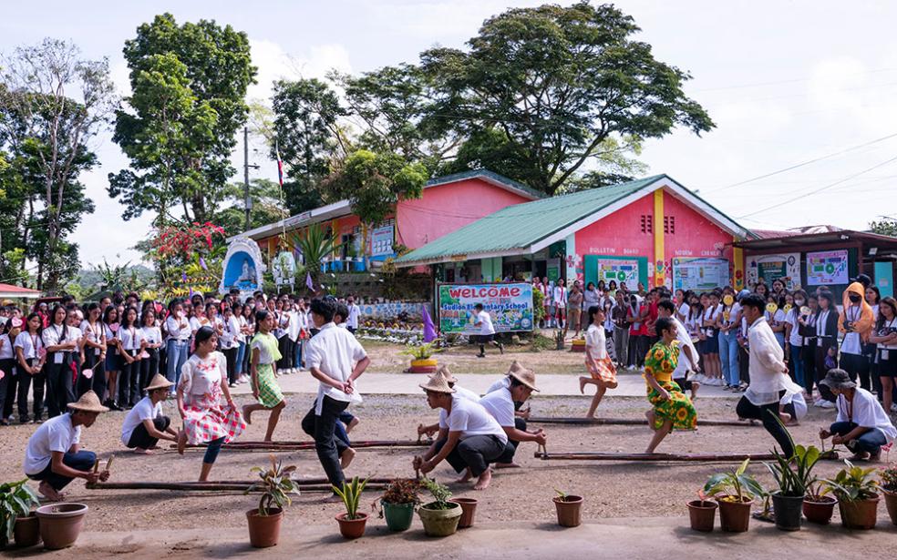 To celebrate the newly formed connection between the communities, Sudlon National High School students performed cultural songs and dances, including Tinikling and Maglalatik.