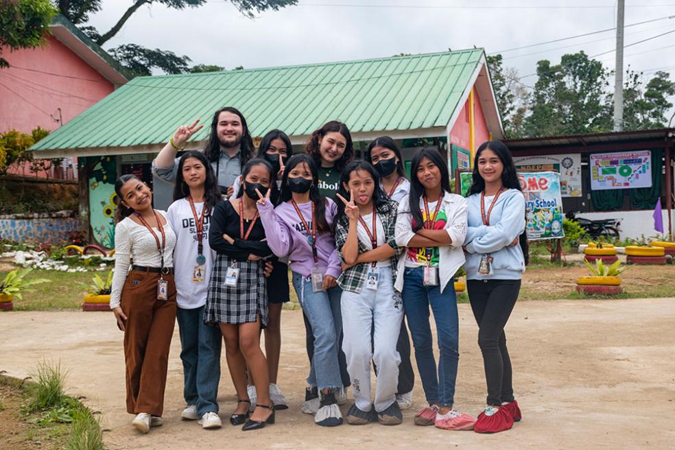 Cultural exchange workshops focused on similarities between American and Filipino culture.