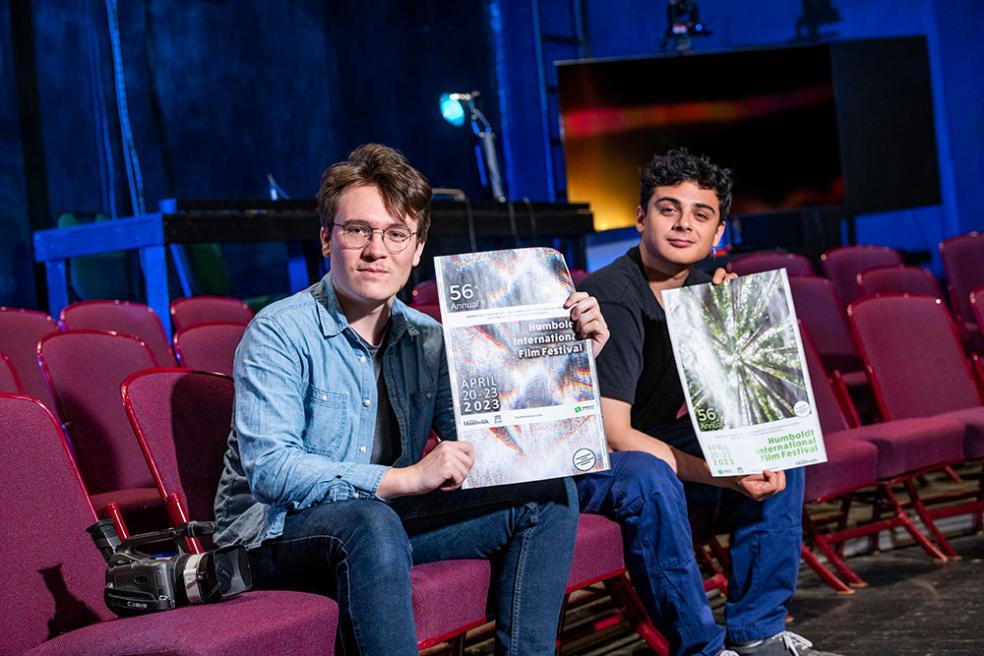 Richard Schild (left) and Ralph Valle, co-directors of the 2023 Humboldt Int’l Film Festival, selected films that highlight community togetherness. 