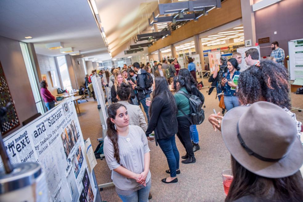 ideaFest 2018 poster presentations at the Library