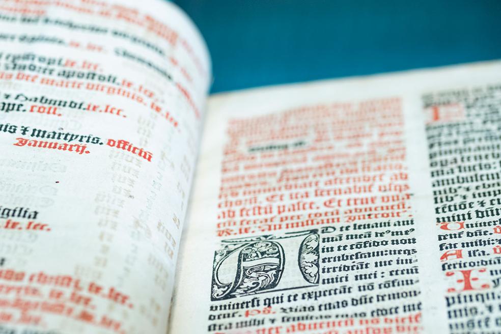 This World Book Day, on Sunday, April 23, the campus community can celebrate by visiting the 14th-century text or others in the University's special collections.