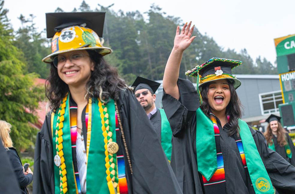 Graduates at the Spring 2023 Commencement.