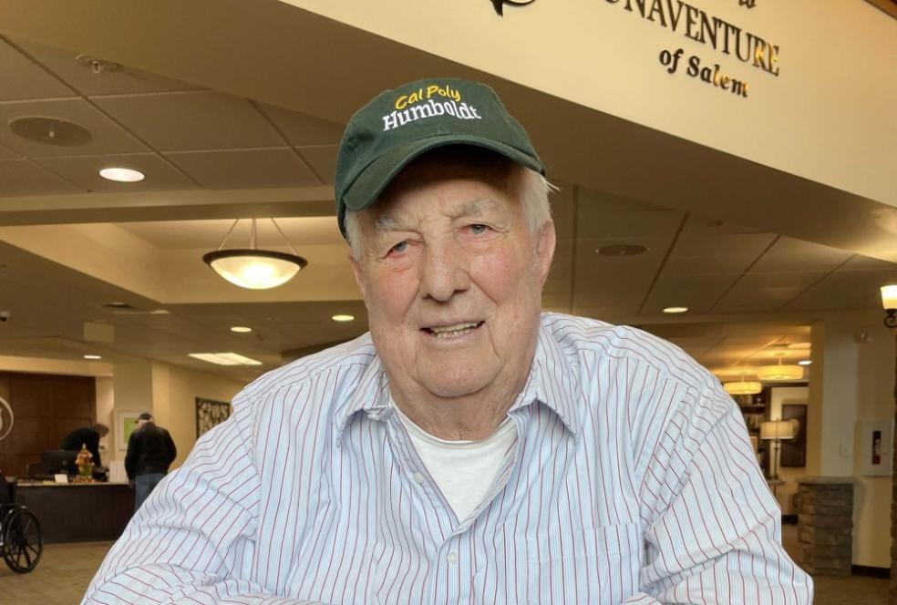 A photo of Del Skeesick who created the Skeesick Family Humboldt Bay Fisheries Research Endowment with a $150,000 gift.