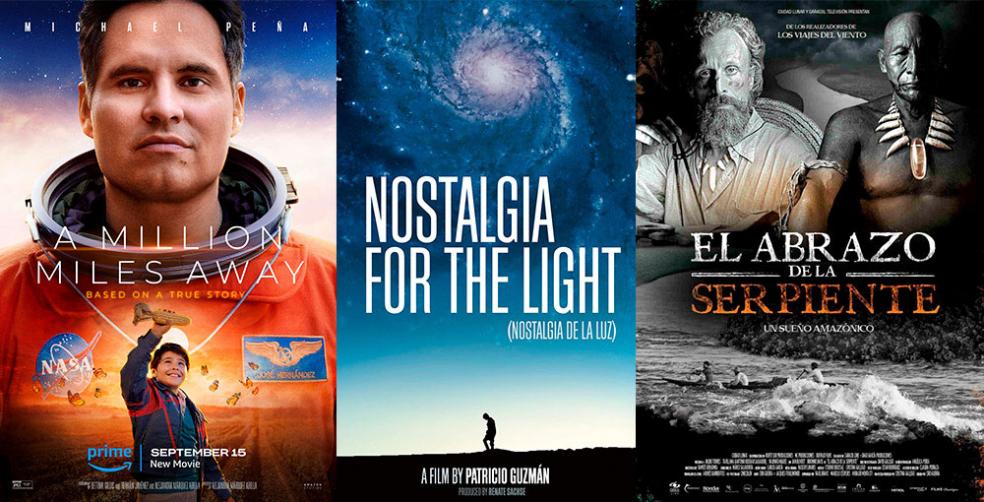 Film posters for the 25th annual International Latino Film Festival
