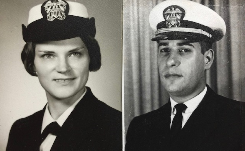 Diana and Michael Berman when they were in the service Diana and Michael Berman when they were in the service