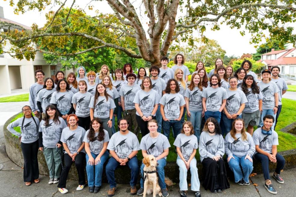 A group photo of the 2024-25 RAMP peer mentors. 