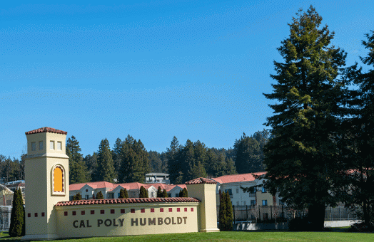 Cal Poly Humboldt front gates