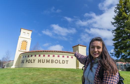 Cal Poly Humboldt front gates