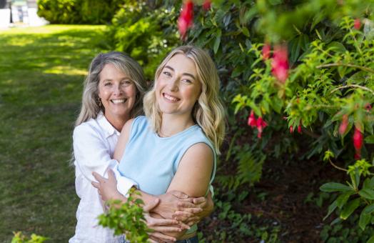 Casey Schmidt and her daughter Chloe Schmidt