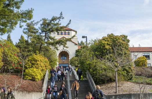 Founders Hall stairs