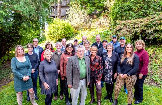 Members of the Boldly Rising Campaign Cabinet and the members of the Cal Poly Humboldt Foundation Board (Courtesy of Cal Poly Humboldt) Members of the Boldly Rising Campaign Cabinet and the members of the Cal Poly Humboldt Foundation Board