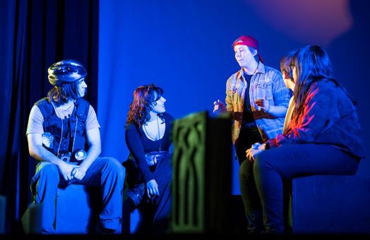 One Cal Poly Humboldt Theatre Arts ensemble is re-imaging the learning experience through Curious Company, an original play developed entirely by students.