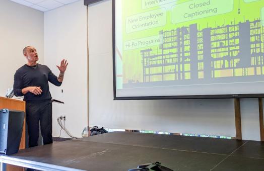 Humboldt alum Eddie Pate visits campus to talk inclusion, diversity, equity