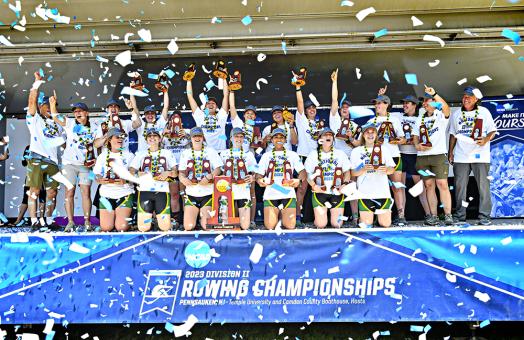 Cal Poly Humboldt Women’s Rowing wins national championship at Cooper River Park in New Jersey on May 27.