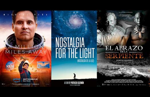 Film posters for the 25th annual International Latino Film Festival