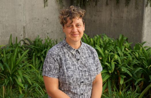 A photo of alum Jess Whatcott, a Women&#039;s Studies Professor at San Diego State University. 