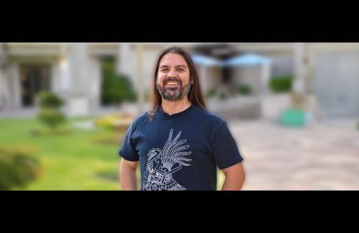 Headshot of Adolfo Soberanis, an Native American Studies instructor.
