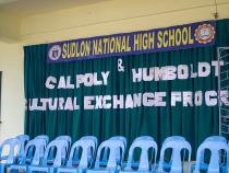 Humboldt students put on a series of workshops for high schoolers at Sudlon National High School, located in the mountainous and agricultural region of Cebu City.