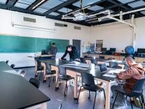 Improvements to the Physics Lab increased its capacity from 18 to 24 students.
