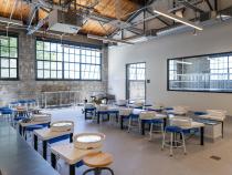 Jenkins Hall has been fully renovated to create an intentional, hands-on workspace for the arts. The upgraded facility includes new studios, classrooms, specialized workrooms, improved accessibility features, and modern building systems.